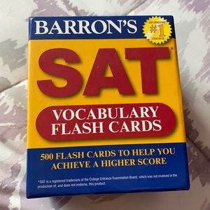 SAT vocabulary flash cards